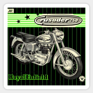 Royal Enfield Crusader 250 Vintage Motorcycle Sticker